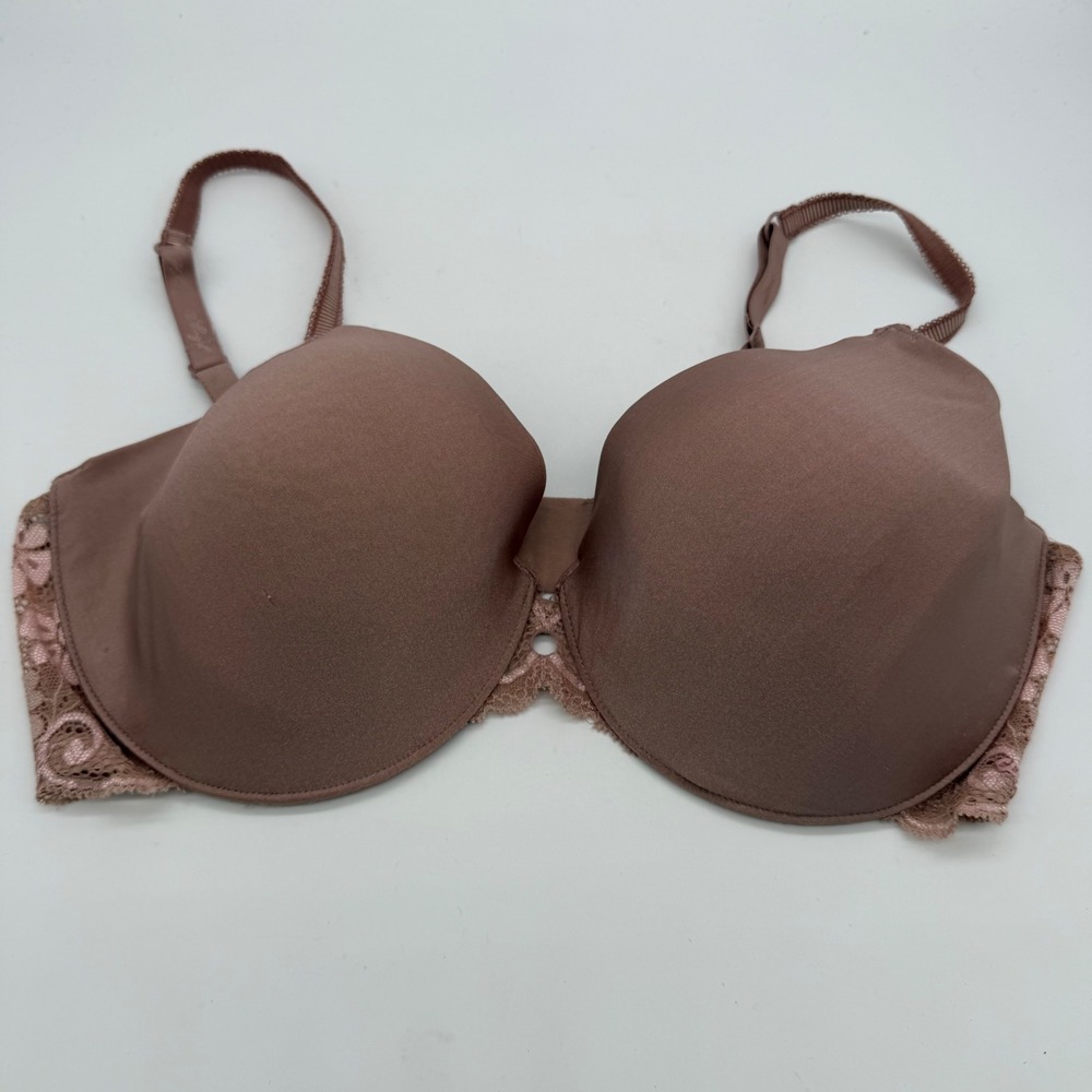 Victoria's Secret Ipex Full Coverage Lace Bra Brown Neutral 36d